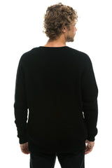 VINTAGE CABIN 2 UNISEX CASHMERE SWEATER - BLACK Sweatshirt Aviator Nation