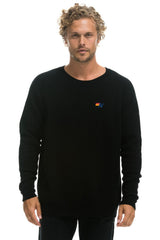 VINTAGE CABIN 2 UNISEX CASHMERE SWEATER - BLACK Sweatshirt Aviator Nation