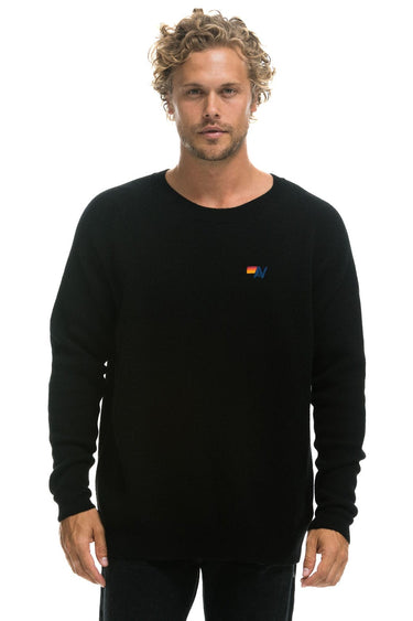 VINTAGE CABIN 2 UNISEX CASHMERE SWEATER - BLACK Sweatshirt Aviator Nation