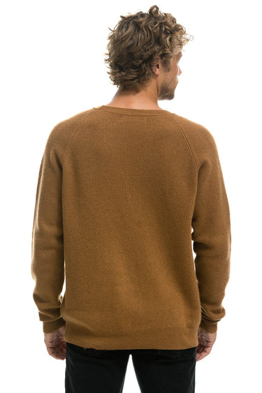 VINTAGE CABIN 2 UNISEX CASHMERE SWEATER - BUTTERSCOTCH Sweatshirt Aviator Nation