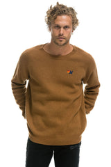 VINTAGE CABIN 2 UNISEX CASHMERE SWEATER - BUTTERSCOTCH Sweatshirt Aviator Nation