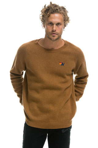 VINTAGE CABIN 2 UNISEX CASHMERE SWEATER - BUTTERSCOTCH Sweatshirt Aviator Nation