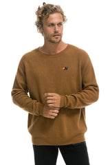 VINTAGE CABIN 2 UNISEX CASHMERE SWEATER - BUTTERSCOTCH Sweatshirt Aviator Nation