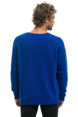VINTAGE CABIN 2 UNISEX CASHMERE SWEATER - LAPIS Sweatshirt Aviator Nation