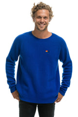 VINTAGE CABIN 2 UNISEX CASHMERE SWEATER - LAPIS Sweatshirt Aviator Nation