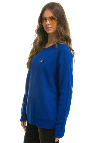 VINTAGE CABIN 2 UNISEX CASHMERE SWEATER - LAPIS Sweatshirt Aviator Nation