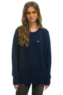 VINTAGE CABIN 2 UNISEX CASHMERE SWEATER - MIDNIGHT Sweatshirt Aviator Nation