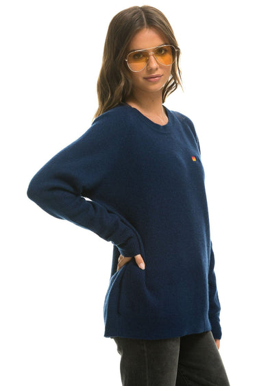 VINTAGE CABIN 2 UNISEX CASHMERE SWEATER - MIDNIGHT Sweatshirt Aviator Nation