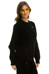 VINTAGE CABIN UNISEX CASHMERE SWEATER - BLACK Sweatshirt Aviator Nation