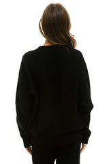 VINTAGE CABIN UNISEX CASHMERE SWEATER - BLACK Sweatshirt Aviator Nation