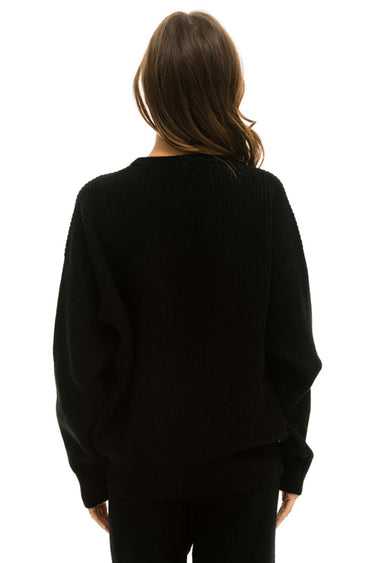 VINTAGE CABIN UNISEX CASHMERE SWEATER - BLACK Sweatshirt Aviator Nation