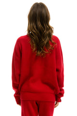 VINTAGE CABIN UNISEX CASHMERE SWEATER - CHERRY Sweatshirt Aviator Nation