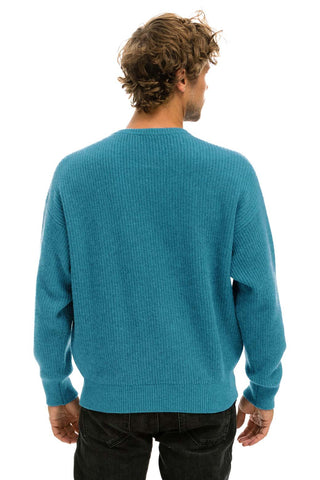 VINTAGE CABIN UNISEX CASHMERE SWEATER - COBALT Sweatshirt Aviator Nation
