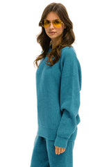 VINTAGE CABIN UNISEX CASHMERE SWEATER - COBALT Sweatshirt Aviator Nation