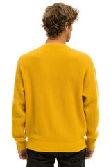 VINTAGE CABIN UNISEX CASHMERE SWEATER - GOLD Sweatshirt Aviator Nation