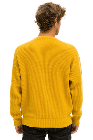 VINTAGE CABIN UNISEX CASHMERE SWEATER - GOLD Sweatshirt Aviator Nation