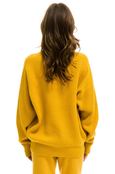 VINTAGE CABIN UNISEX CASHMERE SWEATER - GOLD Sweatshirt Aviator Nation