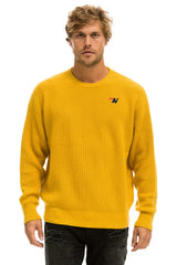 VINTAGE CABIN UNISEX CASHMERE SWEATER - GOLD Sweatshirt Aviator Nation