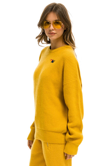 VINTAGE CABIN UNISEX CASHMERE SWEATER - GOLD Sweatshirt Aviator Nation