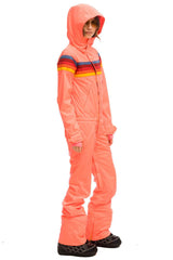 WOMEN'S 3 LAYER POWDER SUIT - NEON FLAMINGO Jacket Aviator Nation