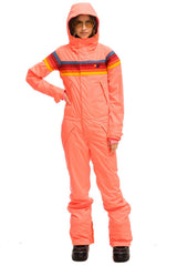 WOMEN'S 3 LAYER POWDER SUIT - NEON FLAMINGO Jacket Aviator Nation