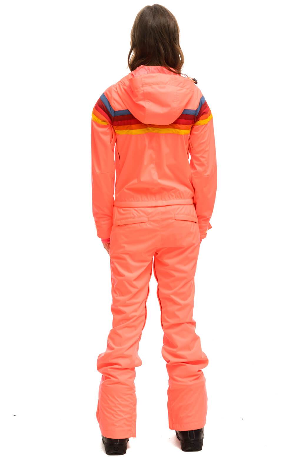 WOMEN'S 3 LAYER POWDER SUIT - NEON FLAMINGO Jacket Aviator Nation