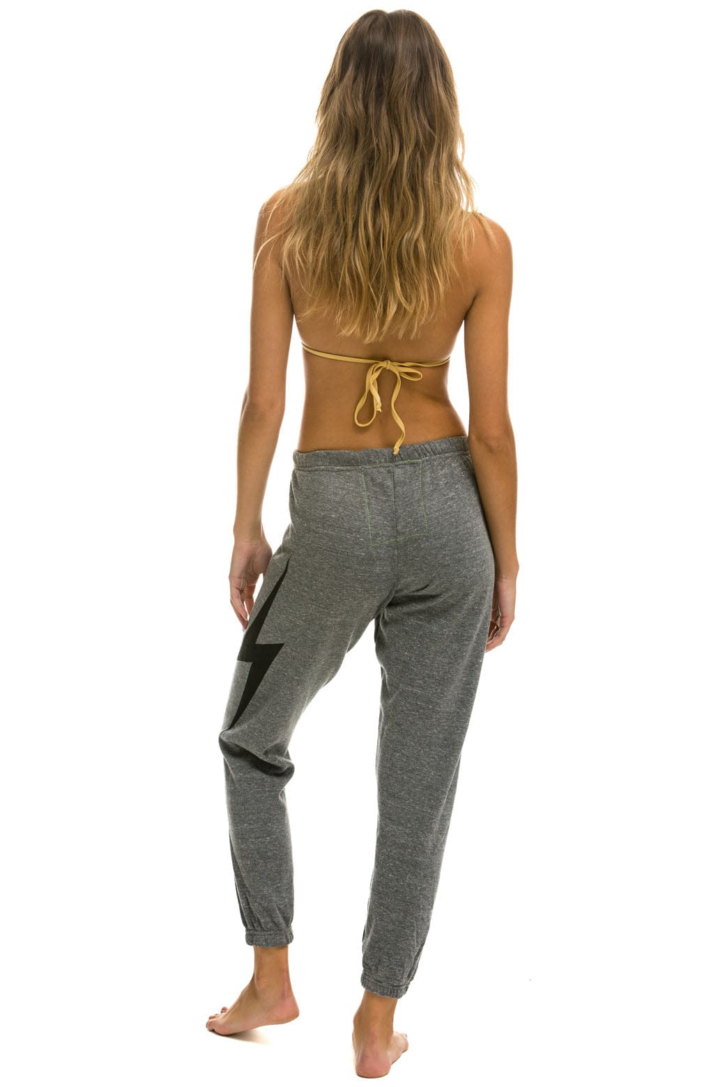 WOMEN'S BOLT SWEATPANTS - HEATHER GREY Aviator Nation