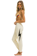 WOMEN'S BOLT SWEATPANTS - VINTAGE WHITE SALE Aviator Nation