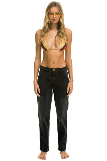 WOMEN'S HI RISE JESSICA JEAN - VINTAGE BLACK Women's Jeans Aviator Nation