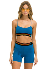 WOMEN'S LOGO ADJUSTABLE BRALETTE - CARIBBEAN Sports Bra Aviator Nation