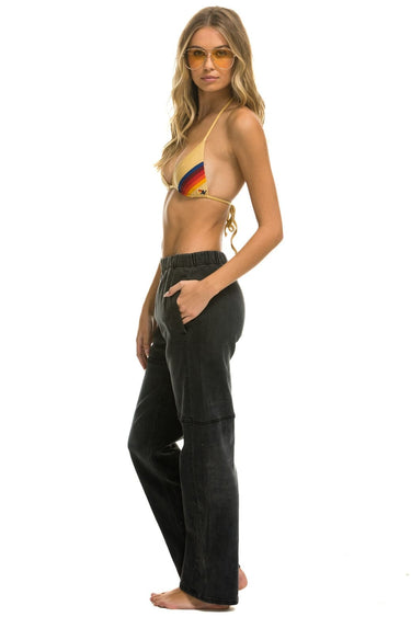 WOMEN'S MID RISE RANCHER RELAXED FIT JEAN - VINTAGE BLACK Women's Jeans Aviator Nation