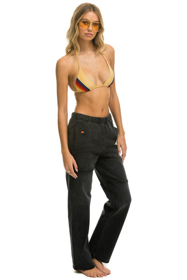 WOMEN'S MID RISE RANCHER RELAXED FIT JEAN - VINTAGE BLACK Women's Jeans Aviator Nation