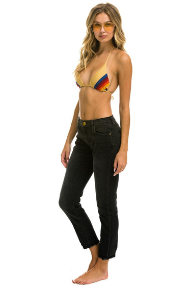WOMEN'S MID RISE SLIM SURFER JEAN - VINTAGE BLACK Women's Jeans Aviator Nation
