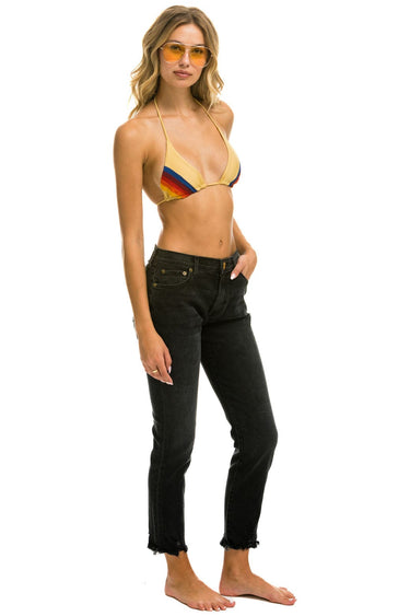 WOMEN'S MID RISE SLIM SURFER JEAN - VINTAGE BLACK Women's Jeans Aviator Nation