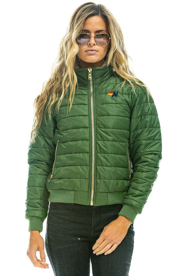 WOMEN'S SUNBURST JACKET - GARDEN GREEN Jacket Aviator Nation
