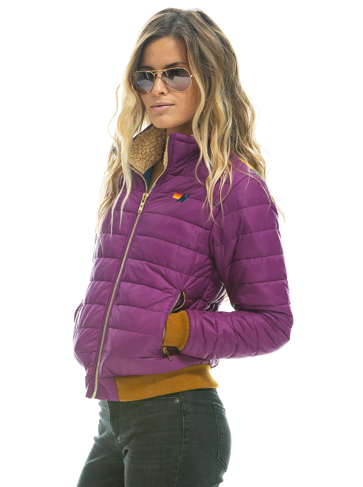 WOMEN'S SUNBURST JACKET - GLOXINA Jacket Aviator Nation