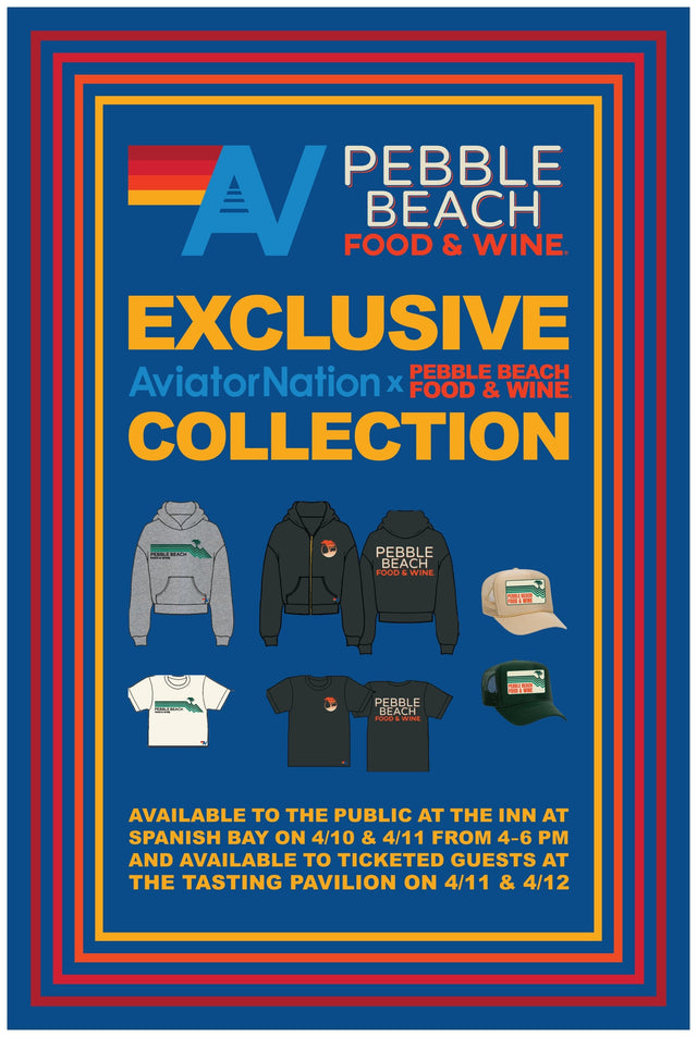 Aviator Nation x Pebble Beach Food & Wine 2026: Exclusive Capsule Collection