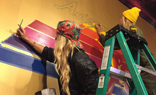 Building AVIATOR NATION SAN FRANCISCO on the corner of Haight & Ashbury