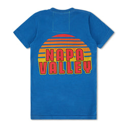 PALM TREE FEST NAPA 2025 CREW TEE SHIRT - ADVENTURE BLUE