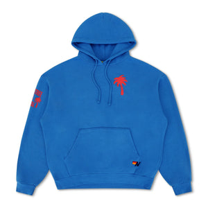 PALM TREE FEST NAPA 2025 PULLOVER HOODIE RELAXED - ADVENTURE BLUE