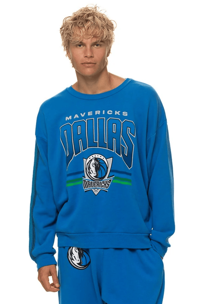 DALLAS MAVERICKS 2026 RELAXED CREW SWEATSHIRT - MAVERICKS BLUE