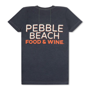 PEBBLE BEACH FOOD & WINE 2026 UNISEX CREW TEE - CHARCOAL