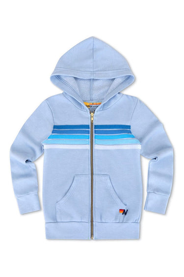 KID'S 5 STRIPE HOODIE - ICE // ICE