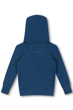 KID'S 5 STRIPE HOODIE - ROYAL