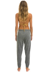 5 STRIPE SWEATPANTS - HEATHER GREY // USA Women's Sweatpants Aviator Nation 