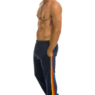5 STRIPE SWEATPANTS - NAVY Men's Sweatpants Aviator Nation 