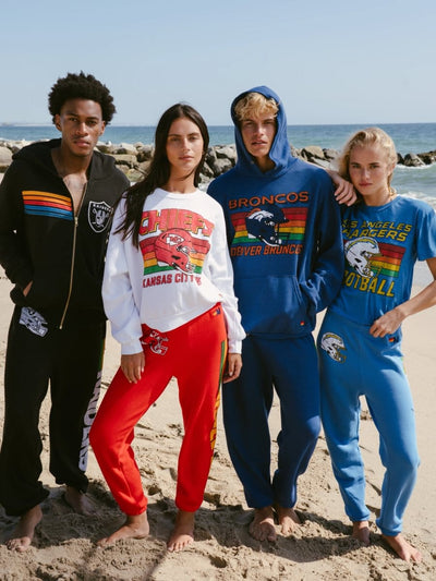 Aviator Nation NFL drop featuring officially licensed hoodies