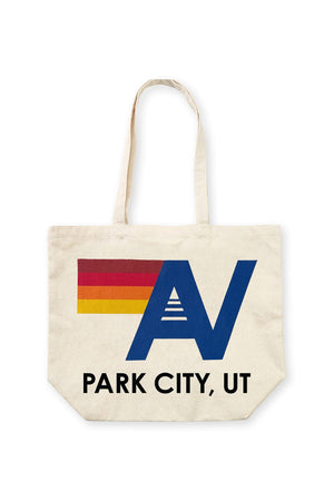 CANVAS LOGO TOTE BAG - PARK CITY