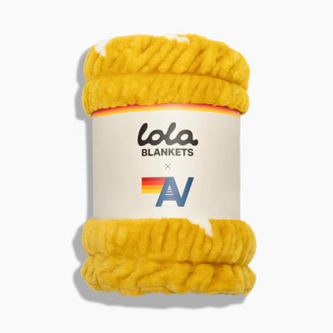 Aviator Nation x Lola Blanket - Gold // White Bolt