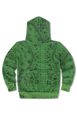 KID'S BANDANA PULLOVER HOODIE - PALM